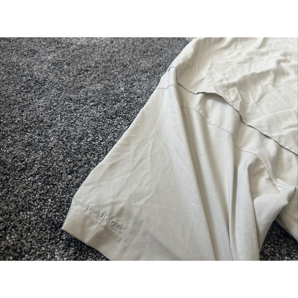 Columbia Shirt Mens Shirt 5XL PFG Short Sleeve Vented Button Up Khak Hiking Fish - Picture 14 of 16